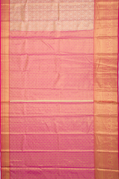 Taranga Kanchi Silk Tissue Brocade Pink Saree