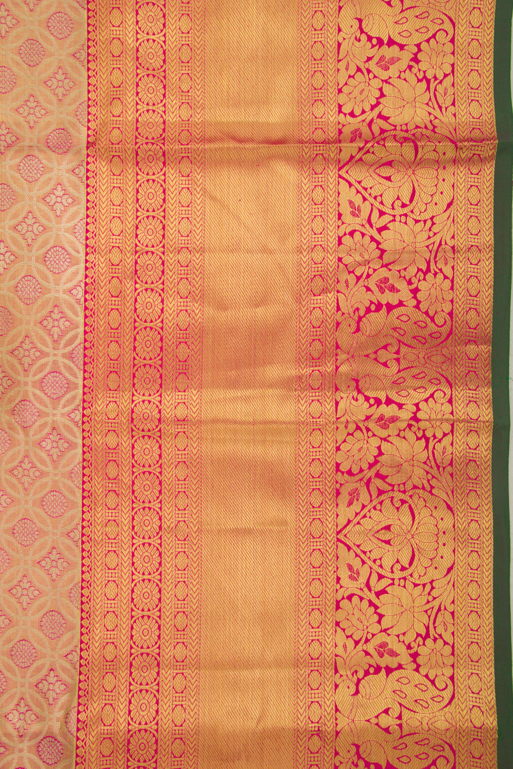 Taranga Kanchi Silk Tissue Brocade Pink Saree
