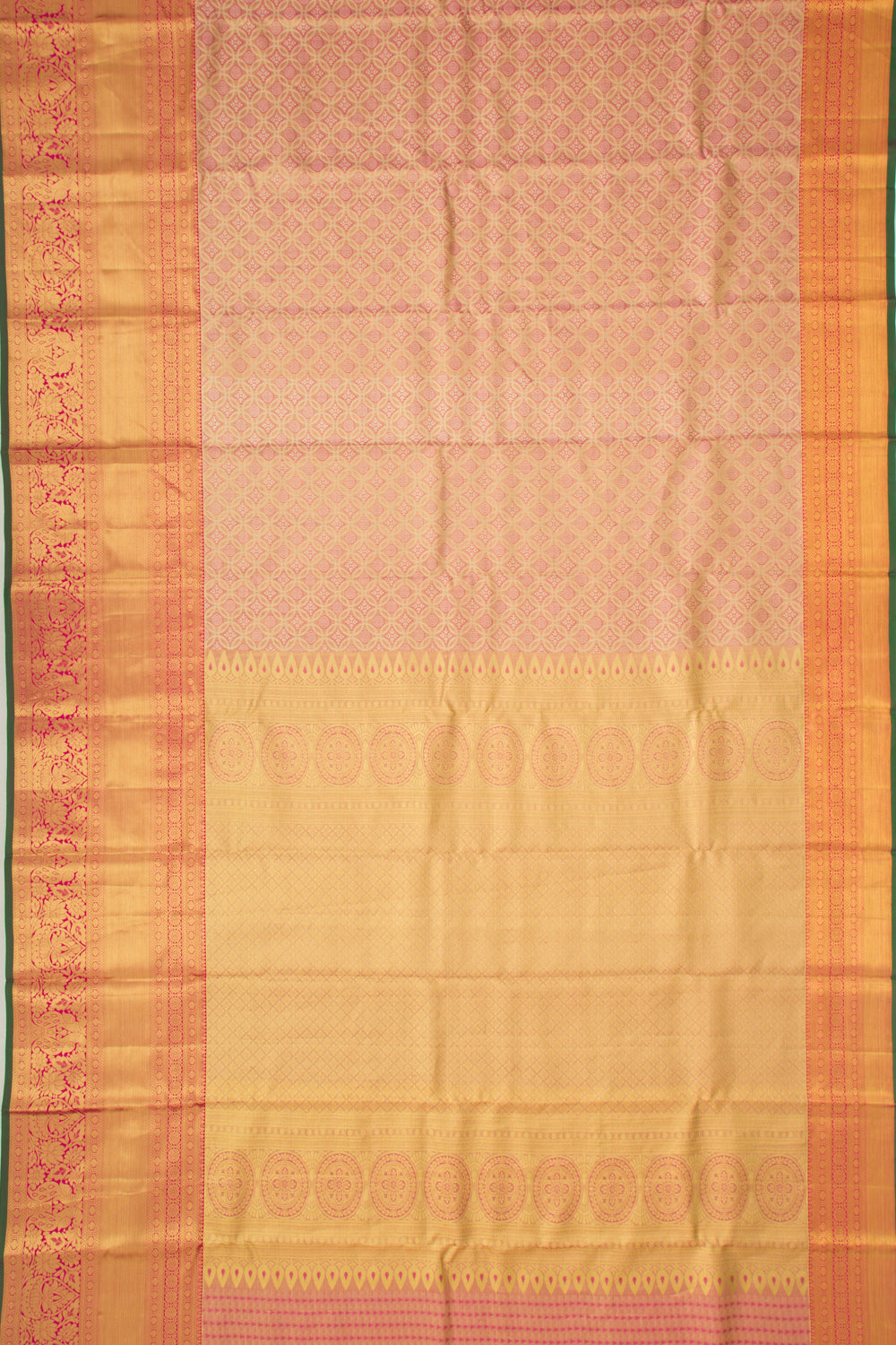 Taranga Kanchi Silk Tissue Brocade Pink Saree