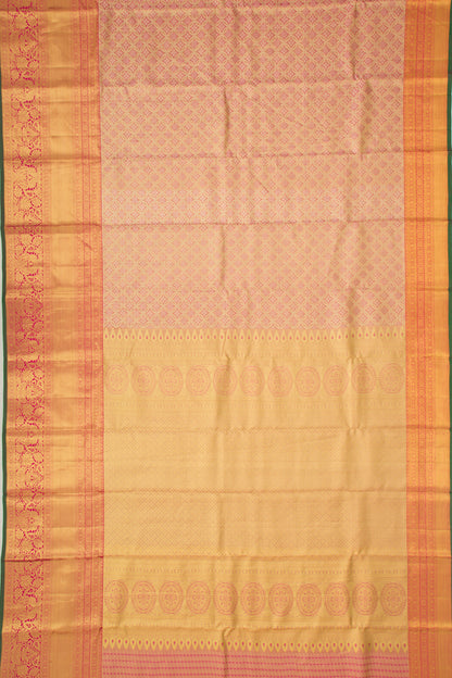 Taranga Kanchi Silk Tissue Brocade Pink Saree
