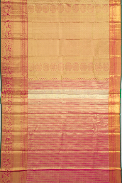 Taranga Kanchi Silk Tissue Jaal Pink Saree