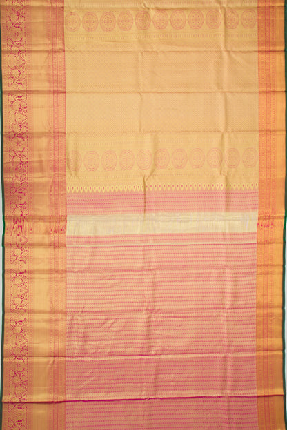 Taranga Kanchi Silk Tissue Jaal Pink Saree