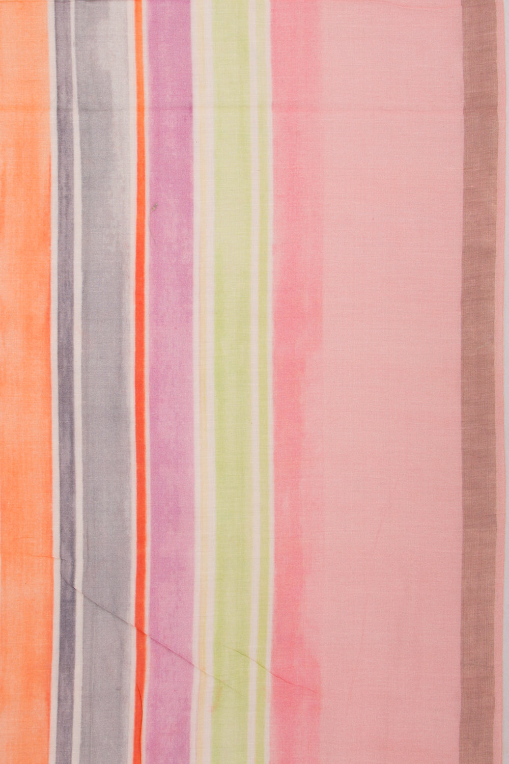 Mul Cotton Lines Multicolour Saree