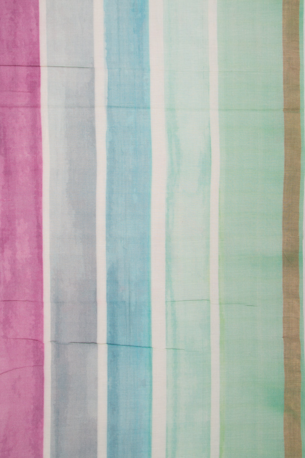 Mul Cotton Lines Multicolour Saree