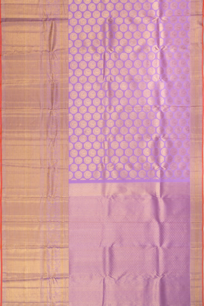 Kanchipuram Silk Butta Lilac Saree