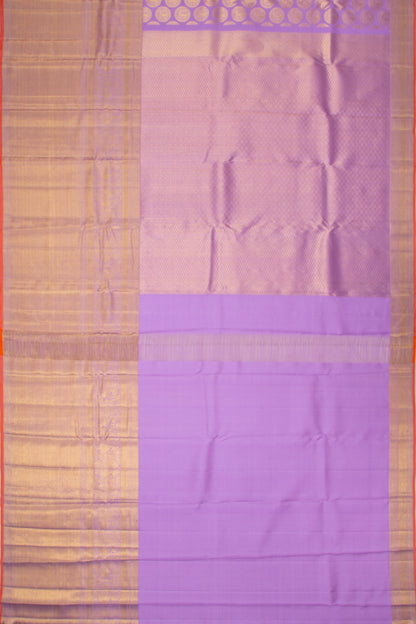 Kanchipuram Silk Butta Lilac Saree
