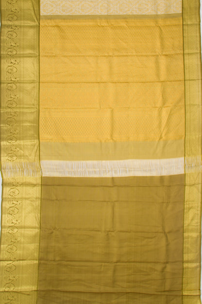 Taranga Kanchi Silk Tissue Brocade Gold Saree