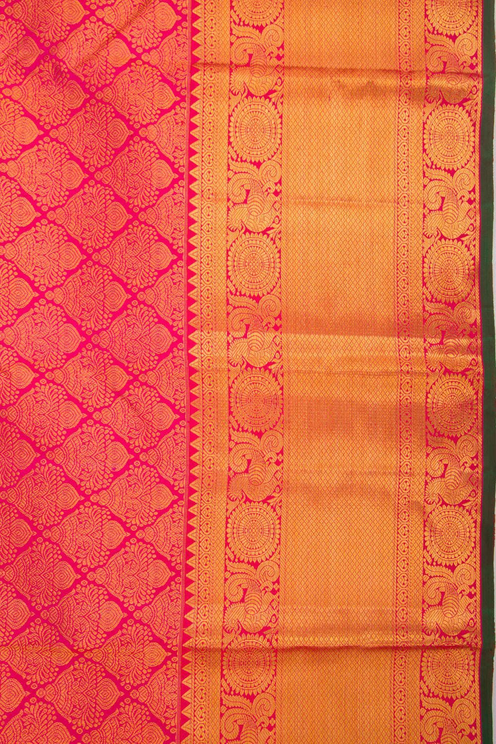 Taranga Kanchi Silk Brocade Pink Saree