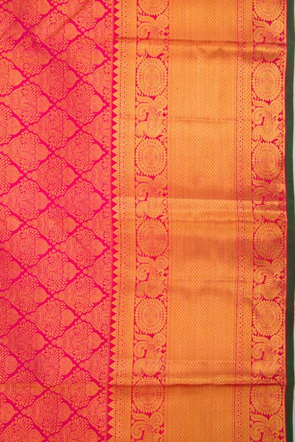 Taranga Kanchi Silk Brocade Pink Saree