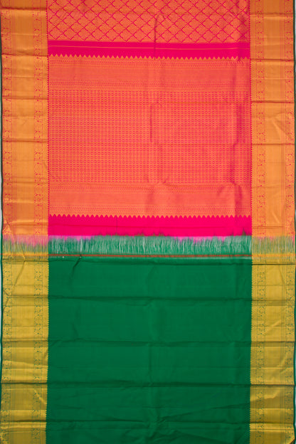 Taranga Kanchi Silk Brocade Pink Saree