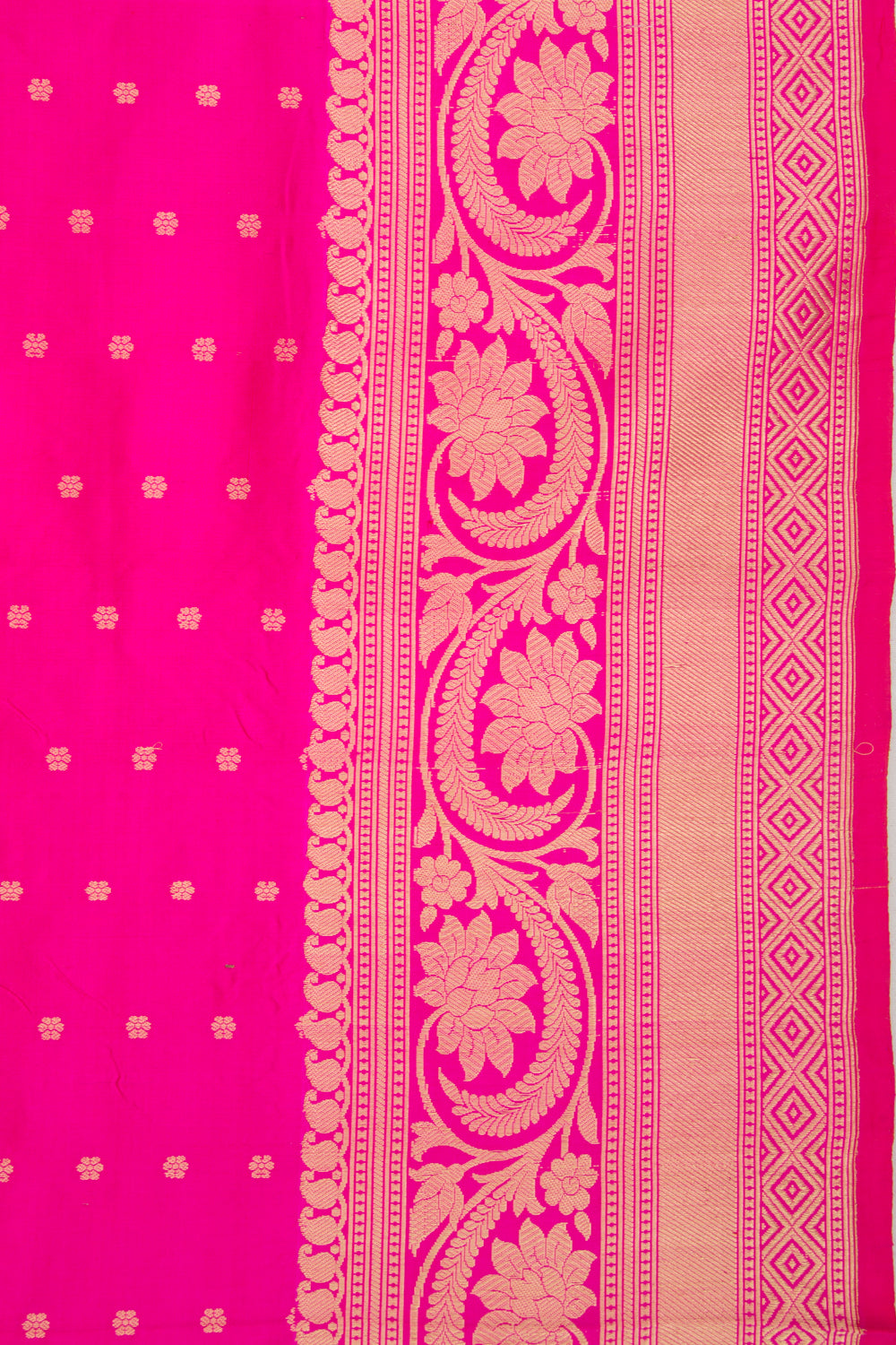 Banarasi Katan Silk Butta Pink Saree
