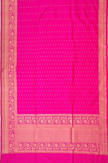 Banarasi Katan Silk Butta Pink Saree