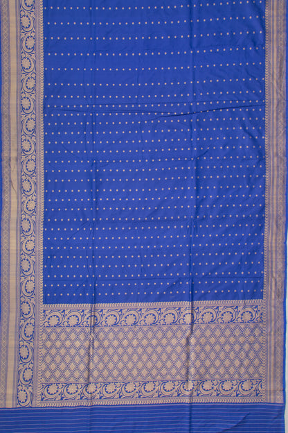 Banarasi Katan Silk Butta Blue Saree