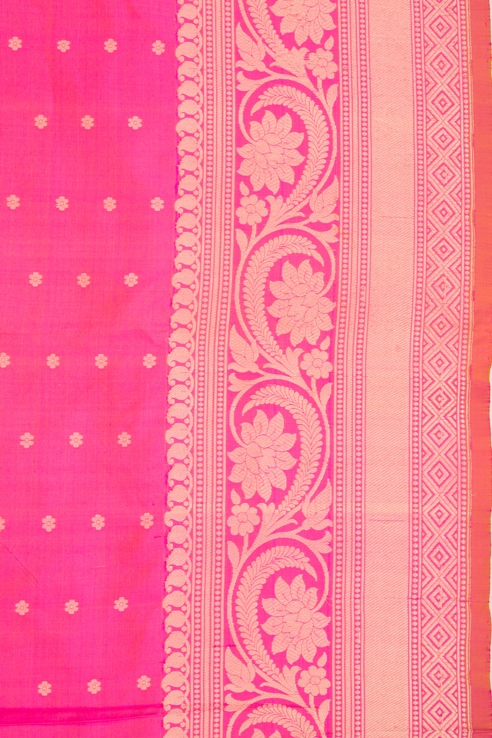 Banarasi Katan Silk Butta Pink Saree