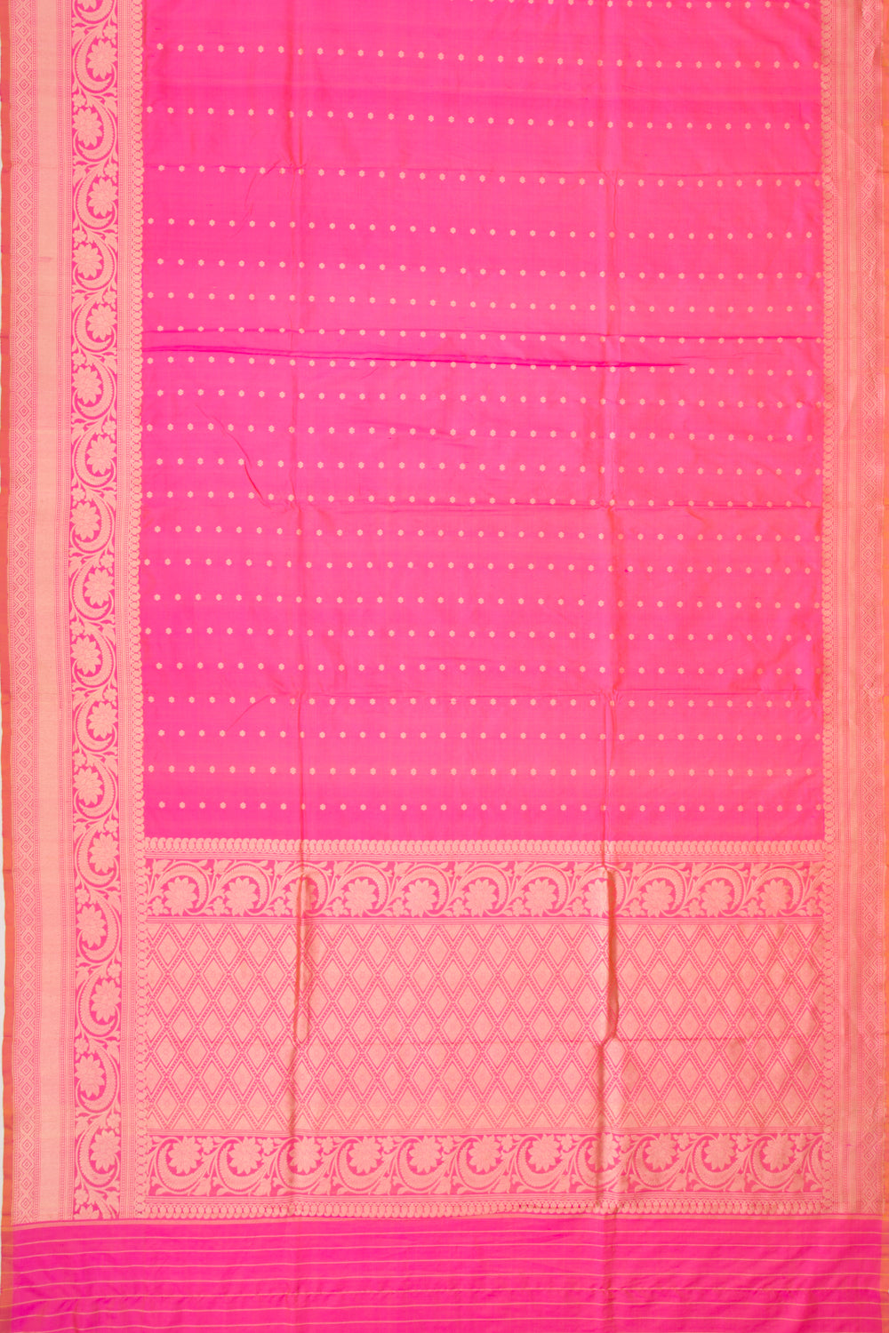 Banarasi Katan Silk Butta Pink Saree