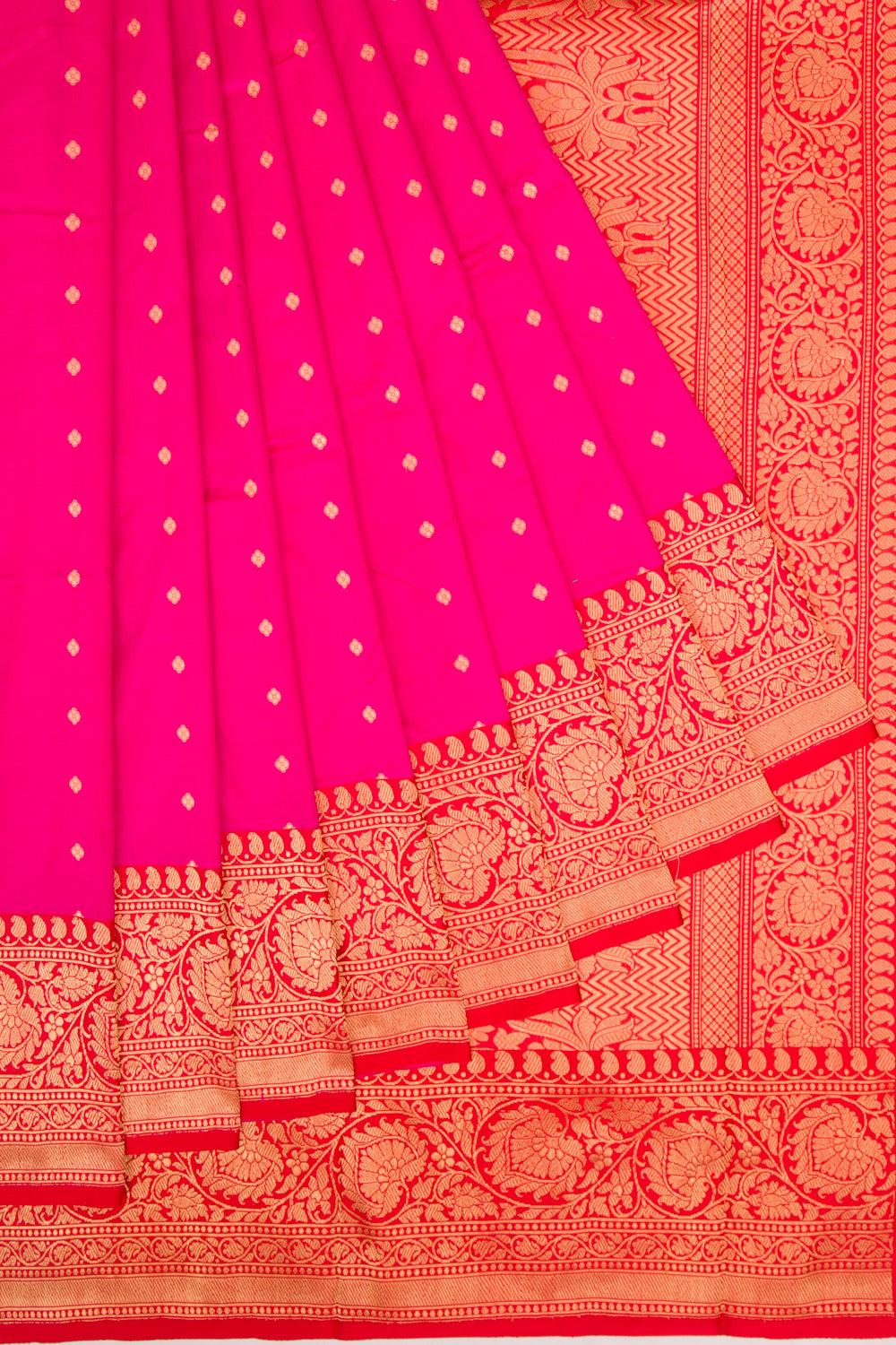 Banarasi Katan Silk Butta Pink Saree