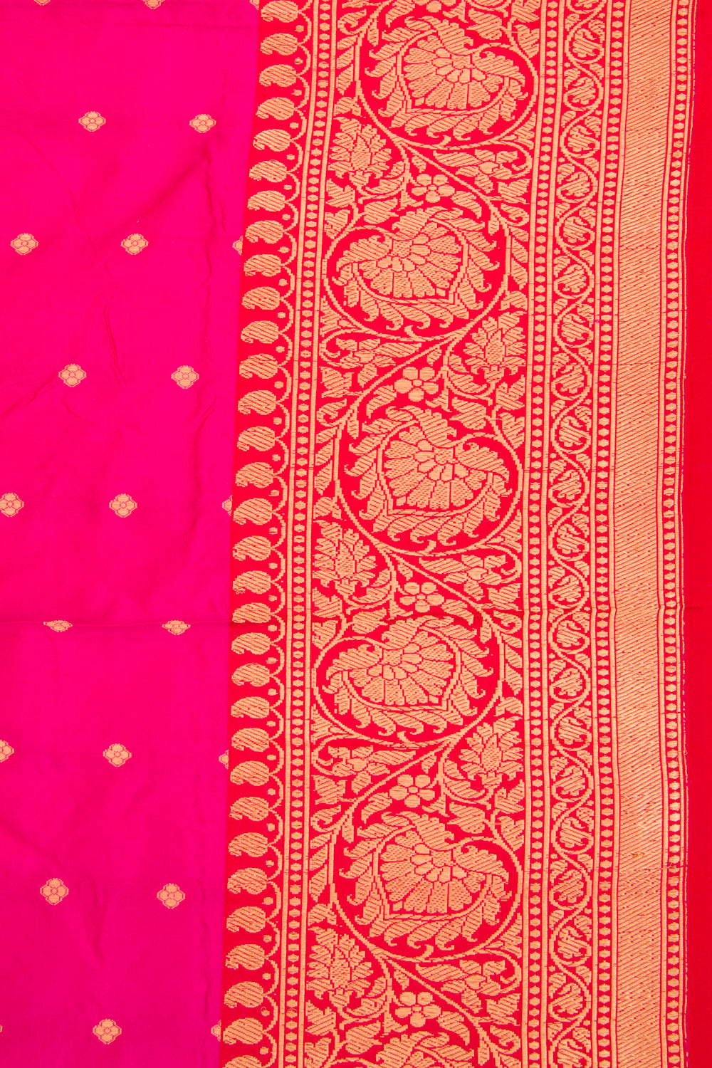 Banarasi Katan Silk Butta Pink Saree