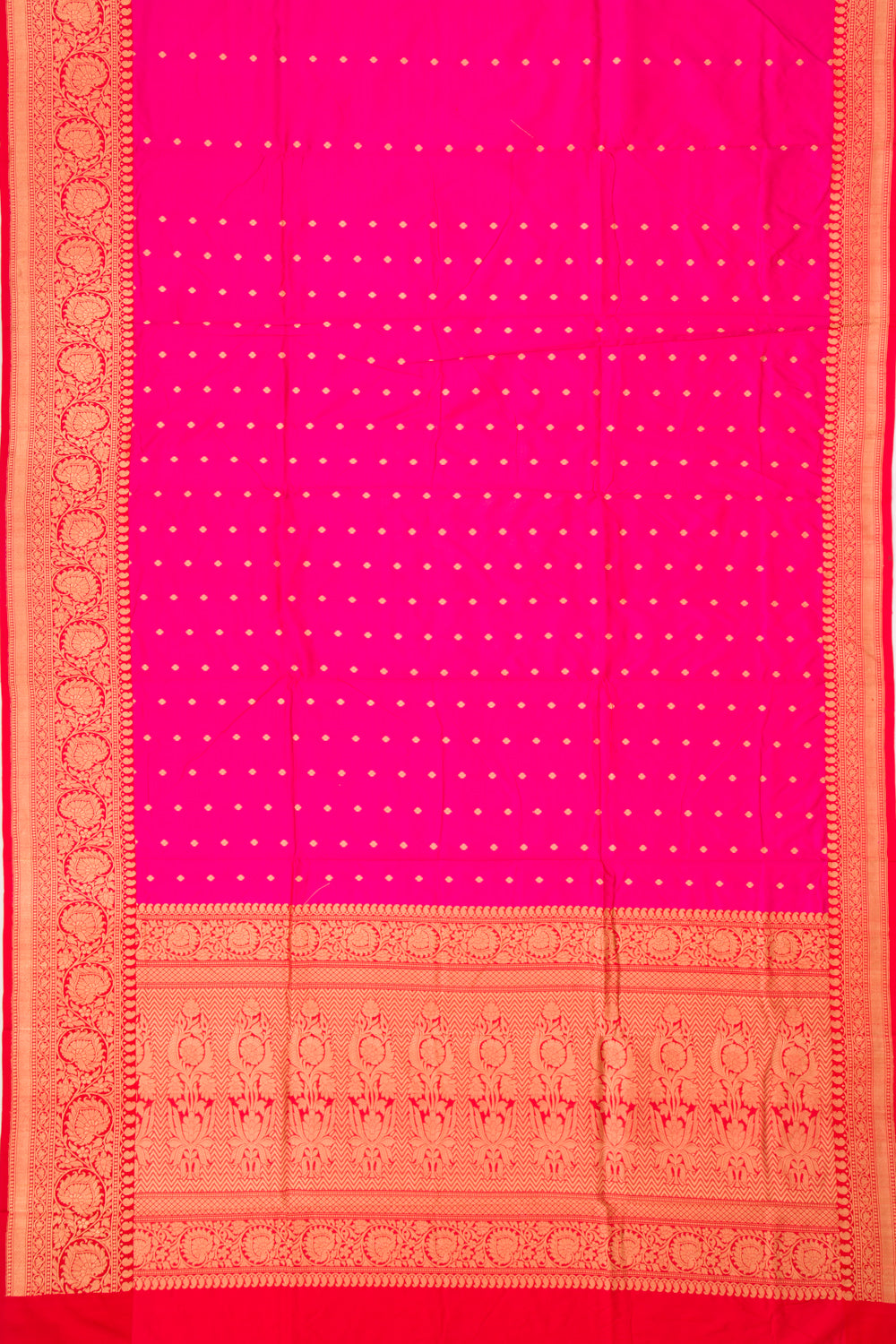 Banarasi Katan Silk Butta Pink Saree