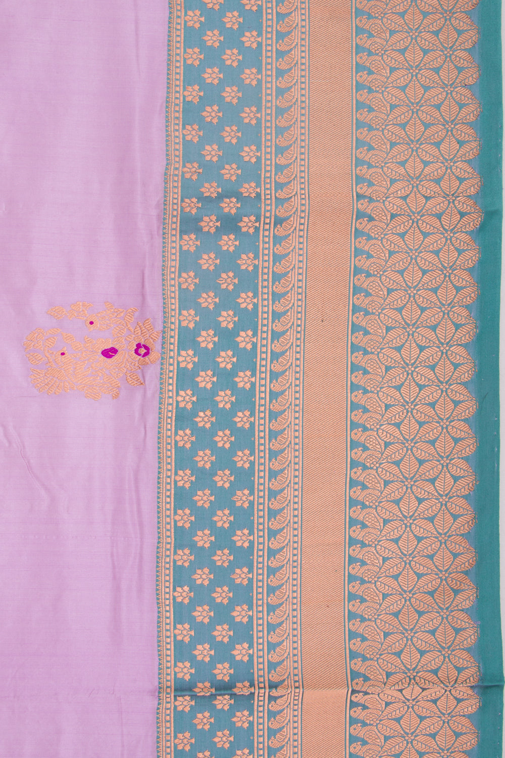 Banarasi Katan Silk Butta Lavender Saree