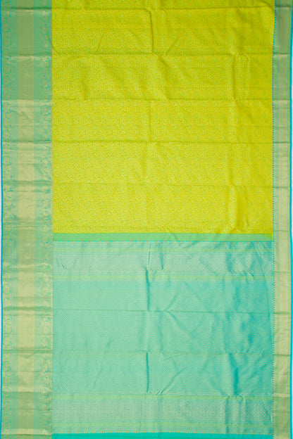Taranga Kanchi Silk Jacquard Green Saree