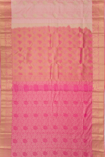 Coimbatore Silk Jacquard And Butta Baby Pink Saree