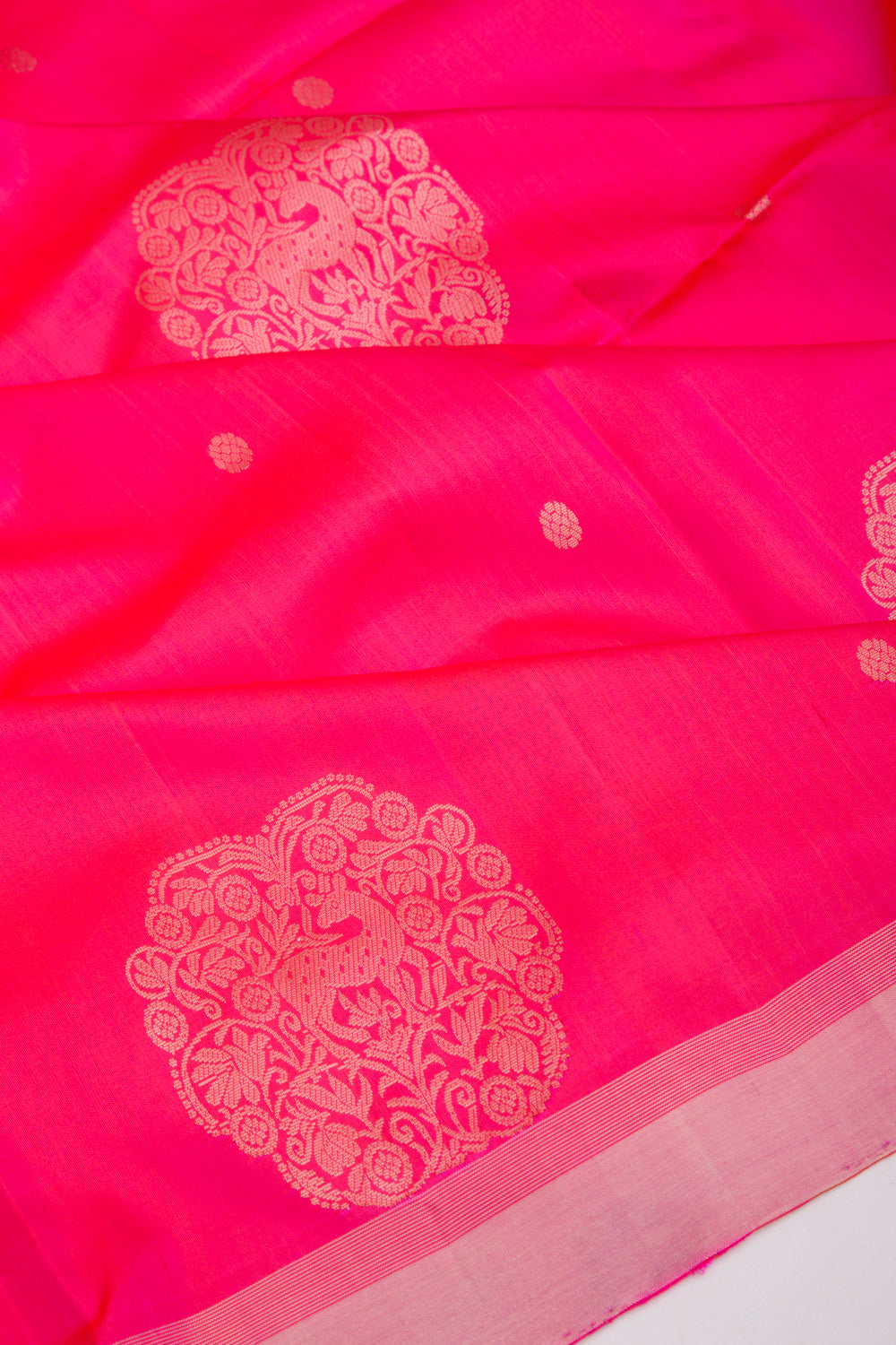 Coimbatore Soft Silk Butta Pink Saree