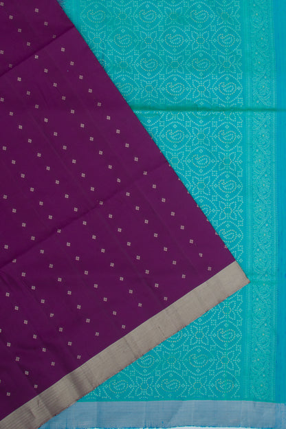 Coimbatore Silk Butta Purple Saree