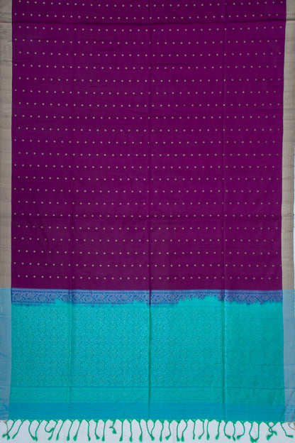 Coimbatore Soft Silk Butta Purple Saree