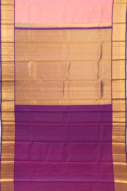 Kanchipuram Silk Butta Baby Pink Saree