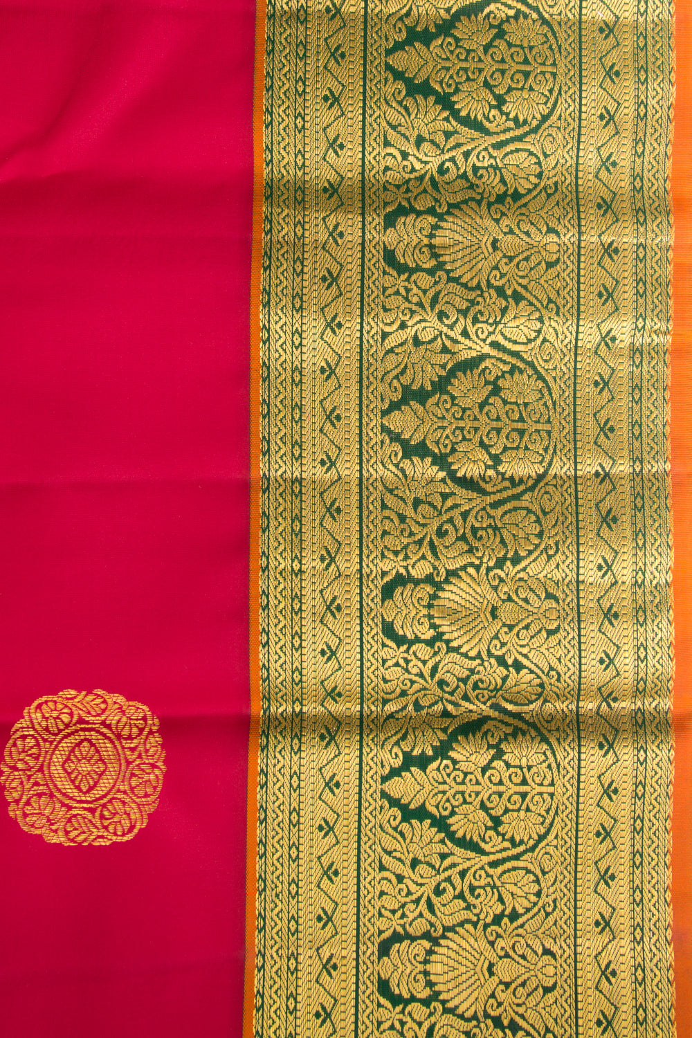 Kanchipuram Silk Butta Red Saree