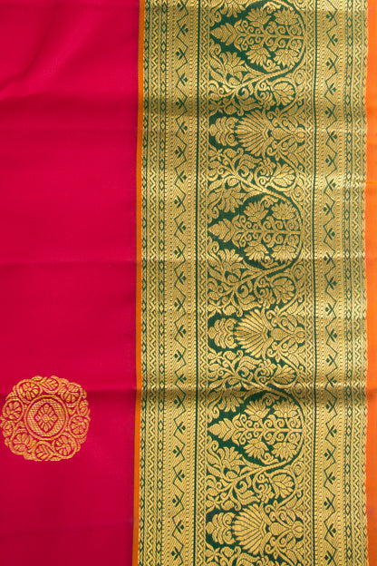Kanchipuram Silk Butta Red Saree