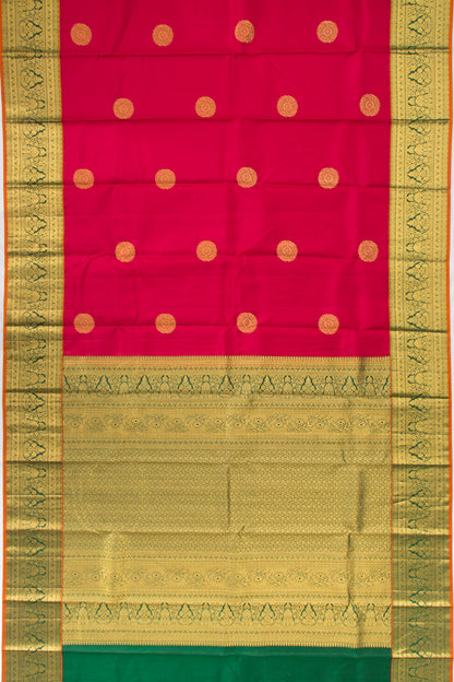 Kanchipuram Silk Butta Red Saree