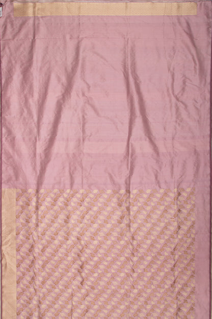 Banarasi Silk Brocade Lilac Saree
