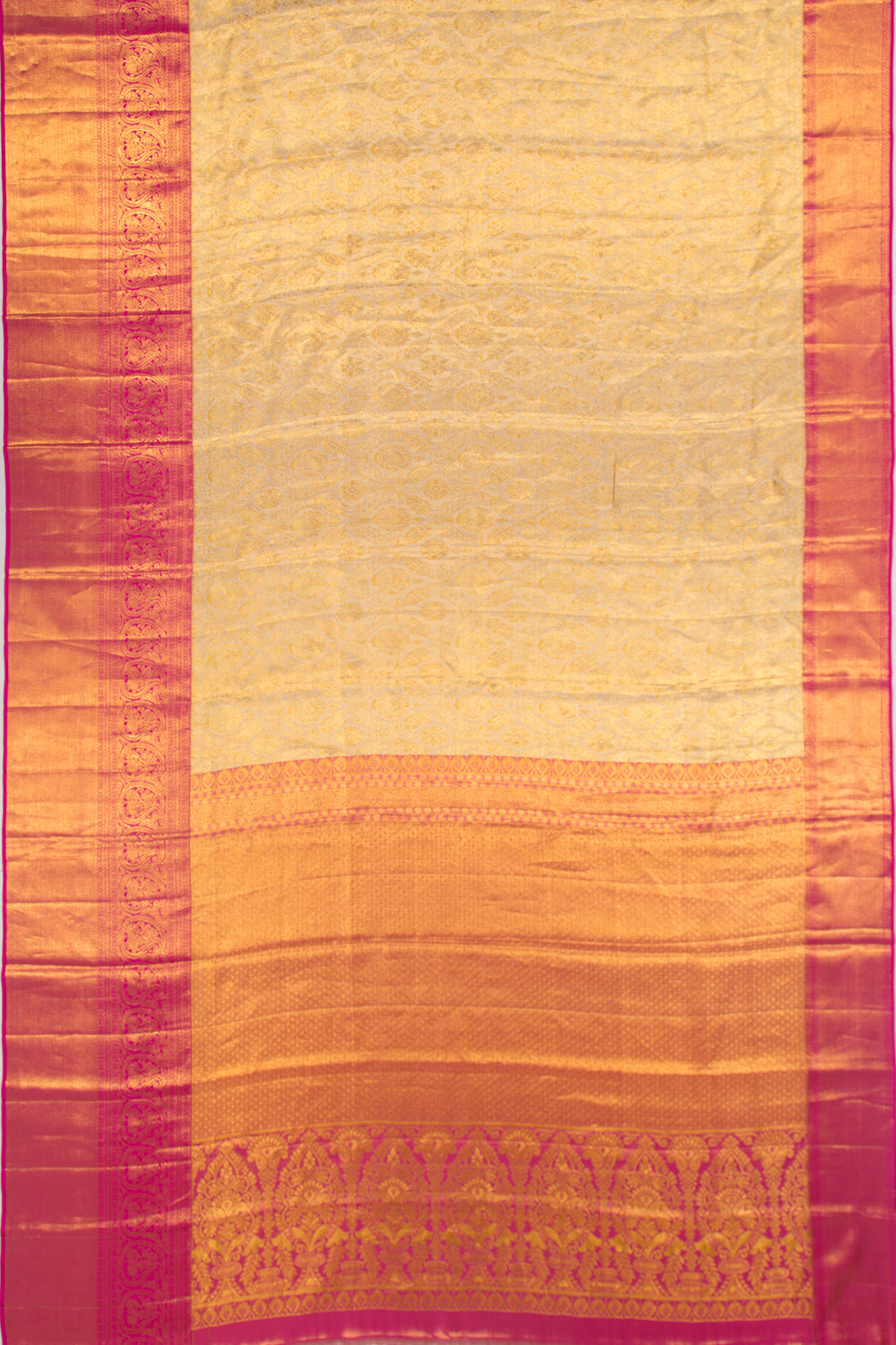 Kanchipuram Silk Tissue Gold Saree