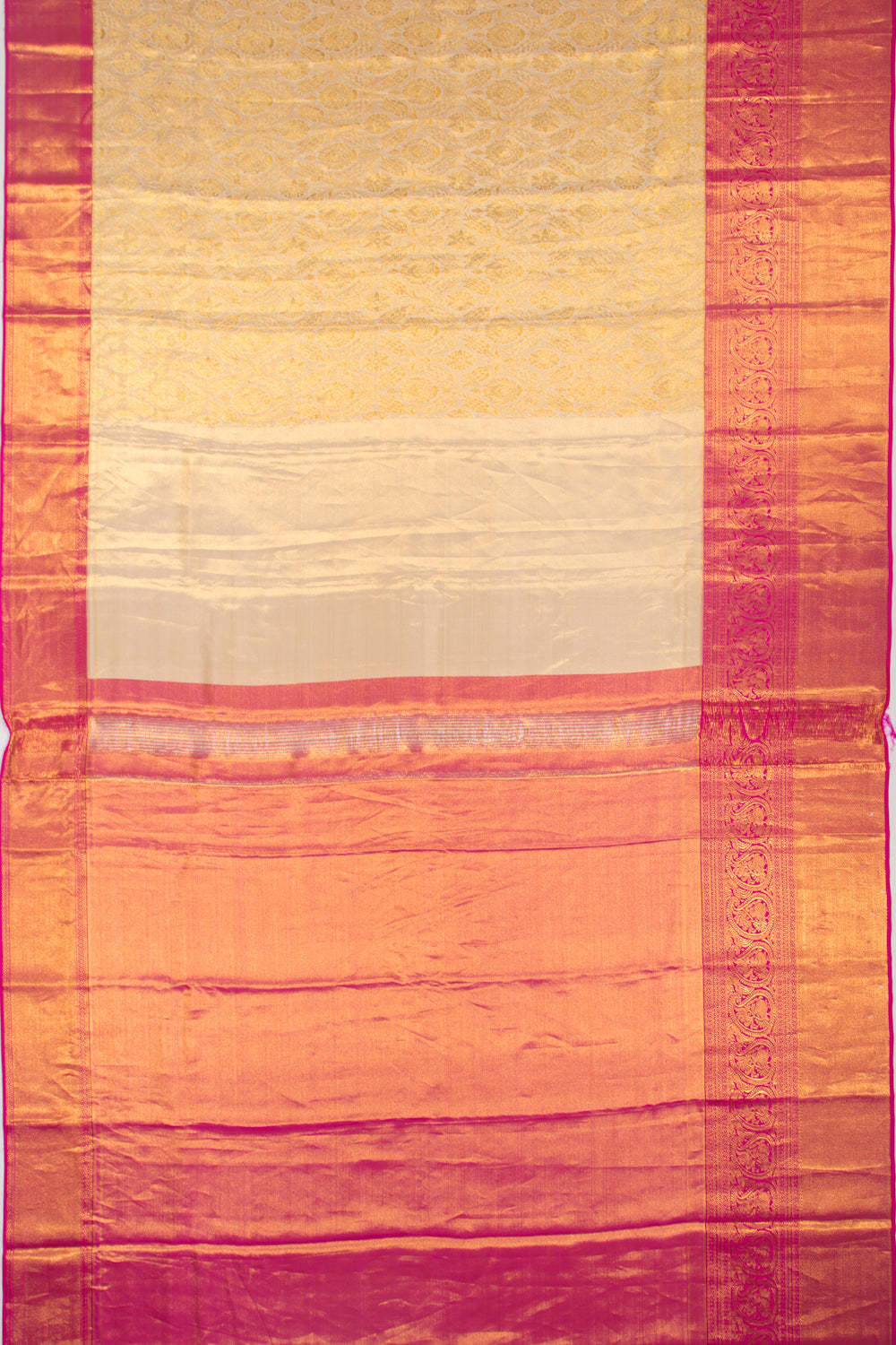 Kanchipuram Silk Tissue Gold Saree