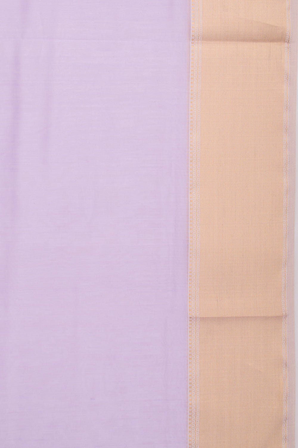 Maheshwari Cotton Plain Lavender Saree