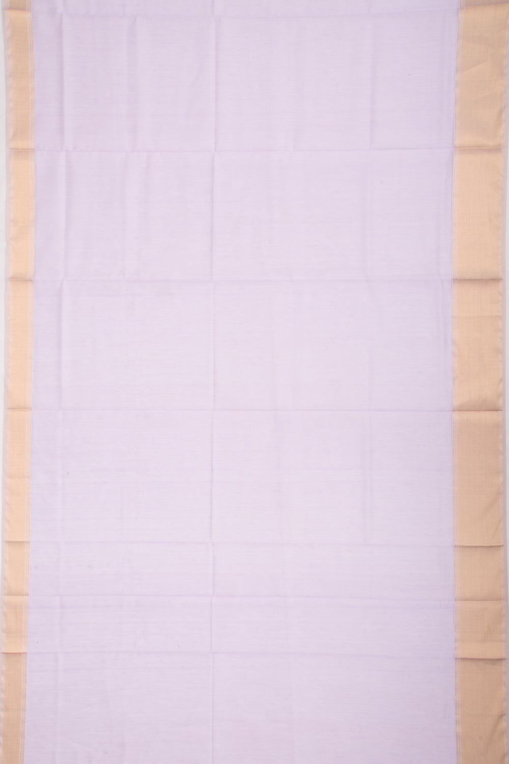 Maheshwari Cotton Plain Lavender Saree