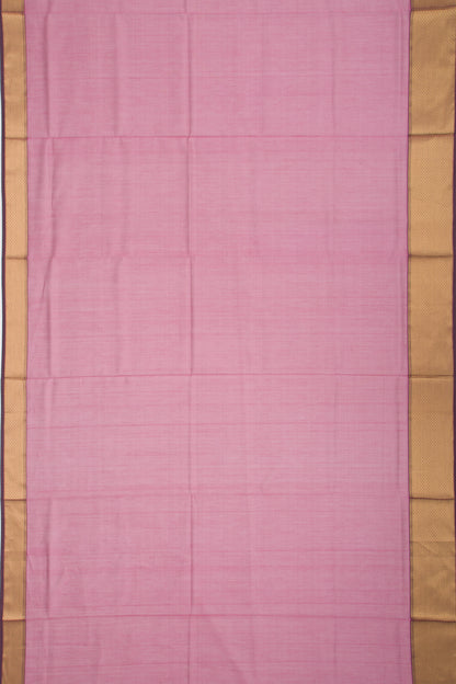 Maheshwari Cotton Plain Violet Saree