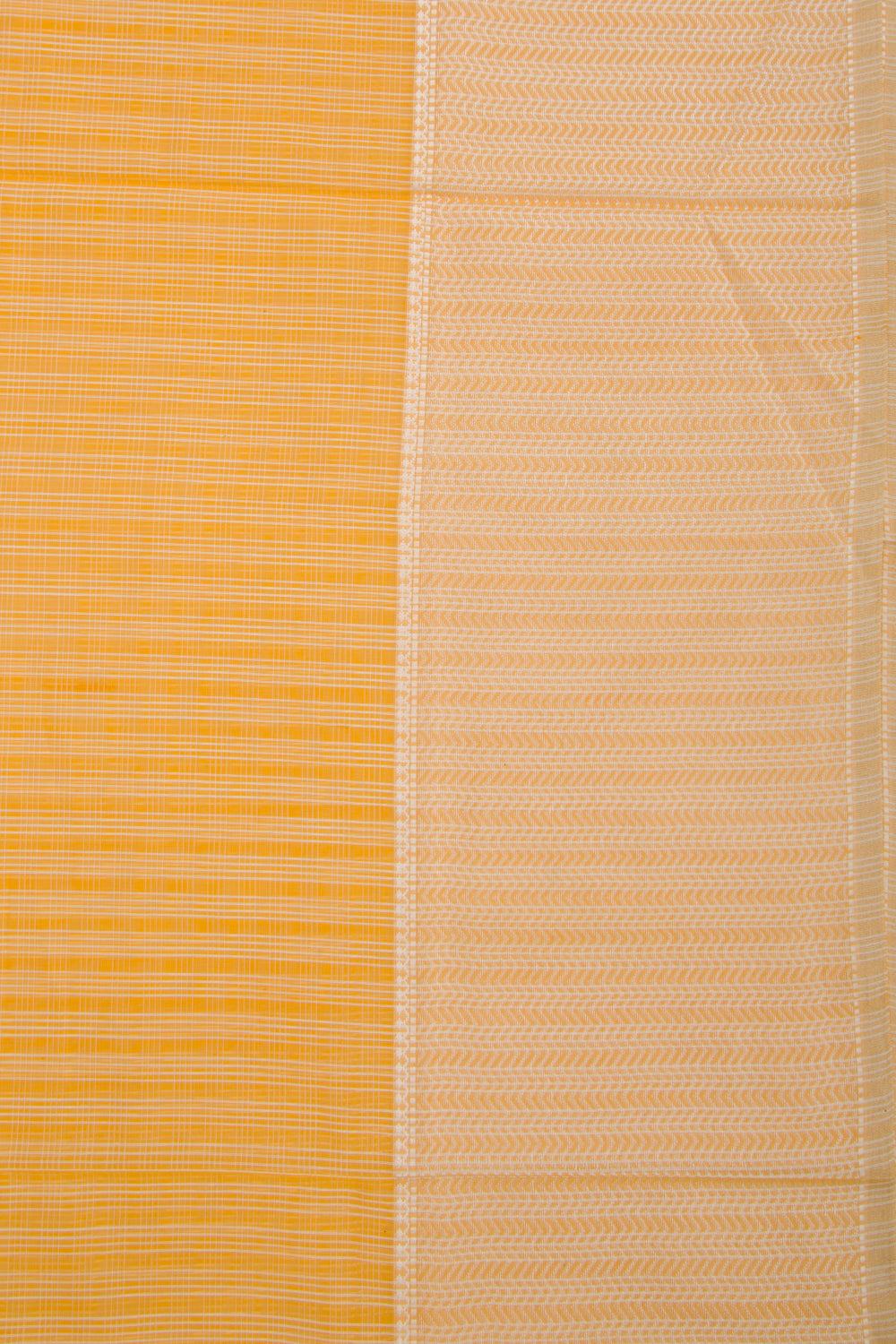 Maheshwari Cotton Checks Yellow Saree