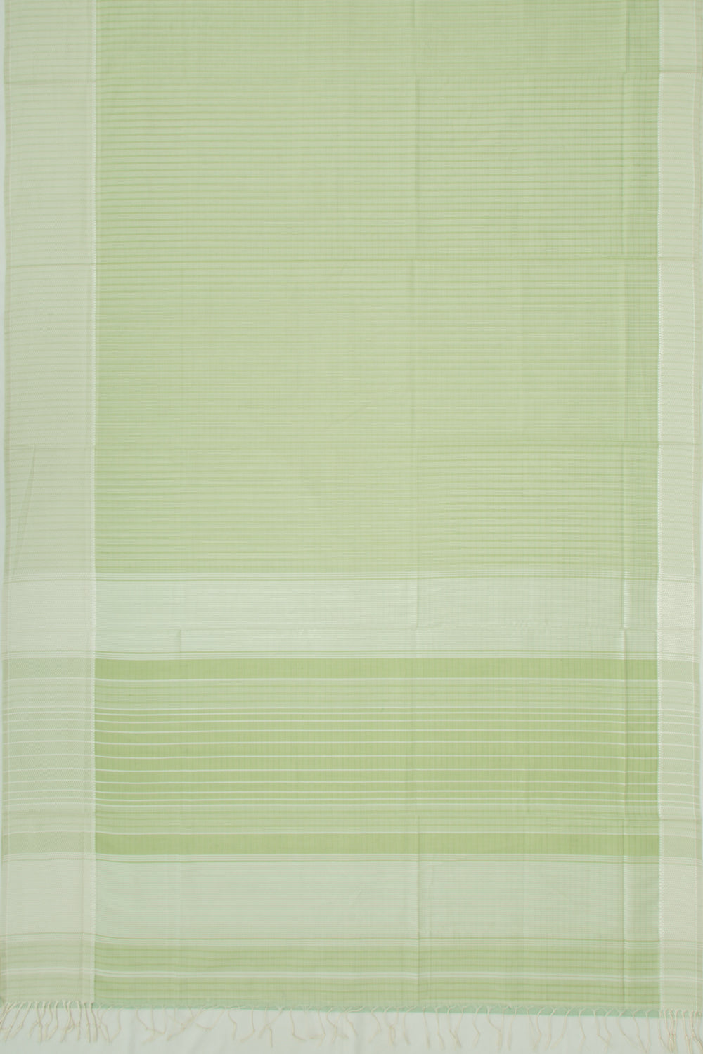 Maheshwari Cotton Checks Green Saree