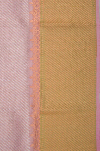 Kota Silk Tissue Brocade Baby Pink Saree