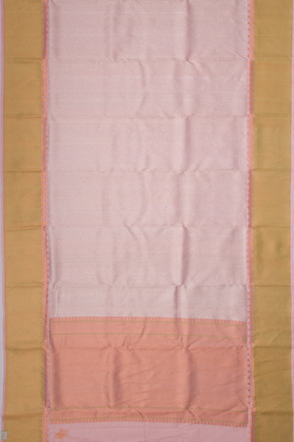 Kota Silk Tissue Brocade Baby Pink Saree