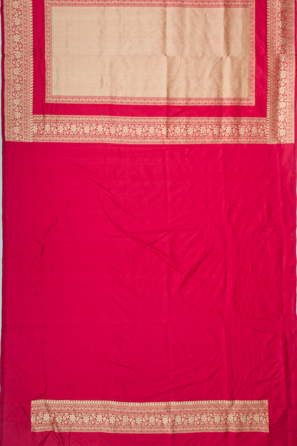 Banarasi Silk Butta Maroon Saree
