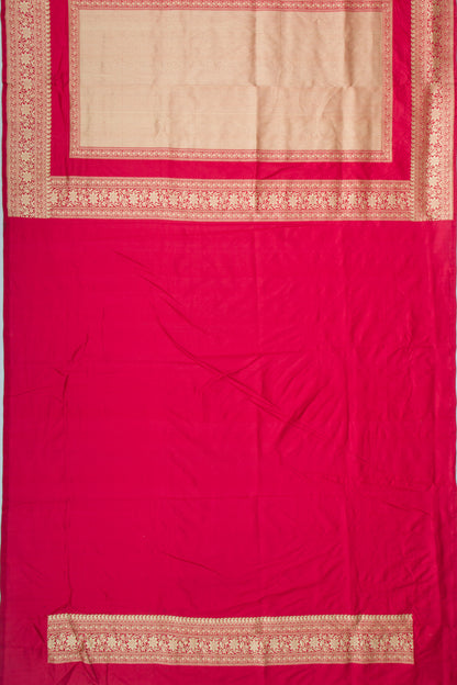 Banarasi Silk Butta Maroon Saree