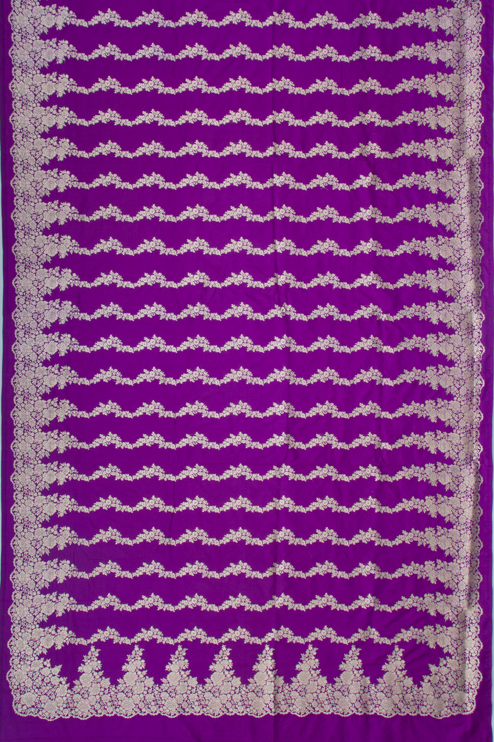 Banarasi Silk Jaal Purple Saree