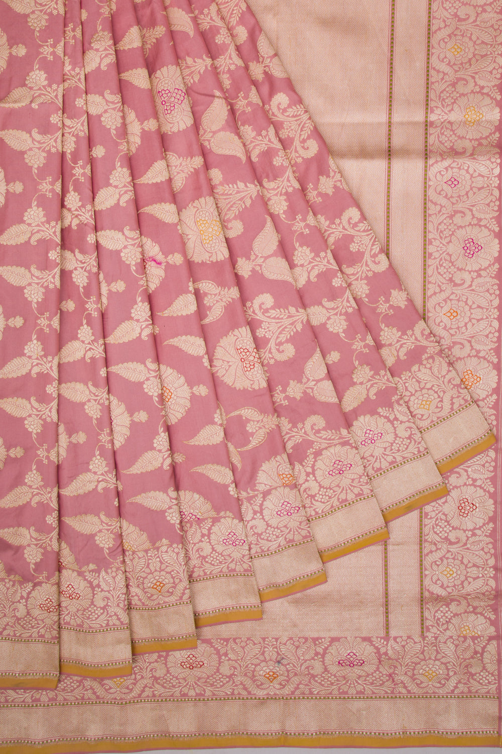 Banarasi Silk Kadwa Brocade Baby Pink Saree