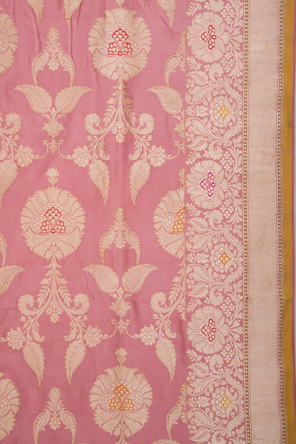 Banarasi Silk Kadwa Brocade Baby Pink Saree