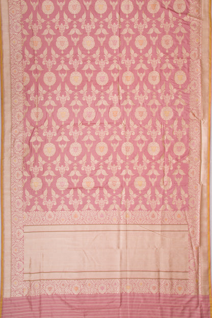 Banarasi Silk Kadwa Brocade Baby Pink Saree