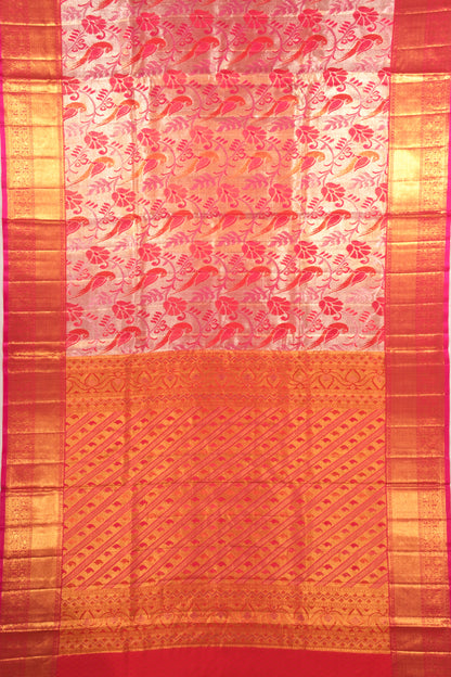 Kanchipuram Silk Tissue Gold Saree