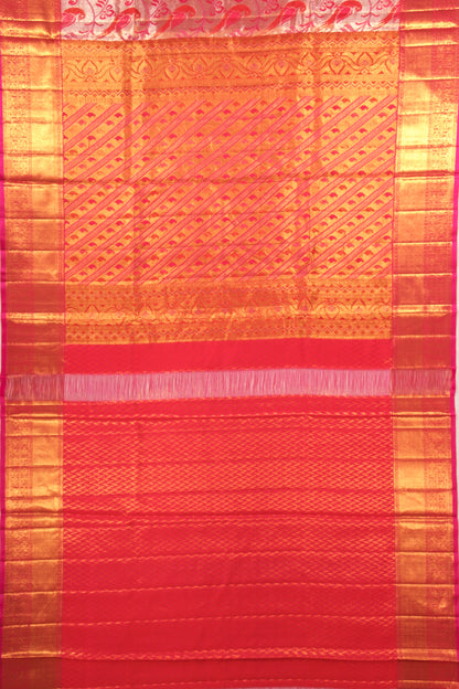 Kanchipuram Silk Tissue Gold Saree